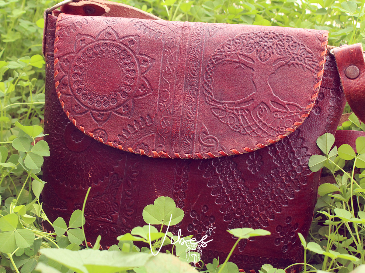 Leather clutch. Indian Leather Purse. Indian, Handmade, hand