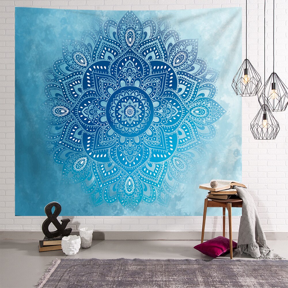 Small Blue Mandala Wall Hanging