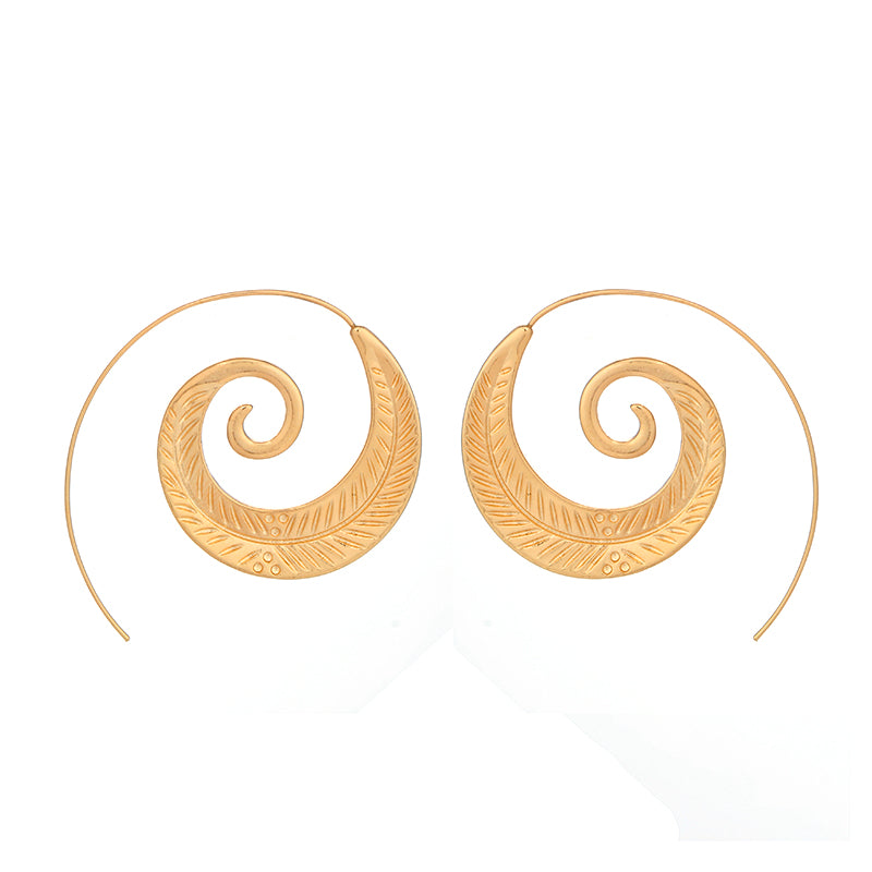 Spiral Drop Earrings